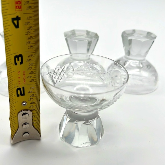 Nachtmann Andernach, Coupe Cordial Glass Etch Flower/Roses, Octagonal (Set of 4) - Picture 9 of 10